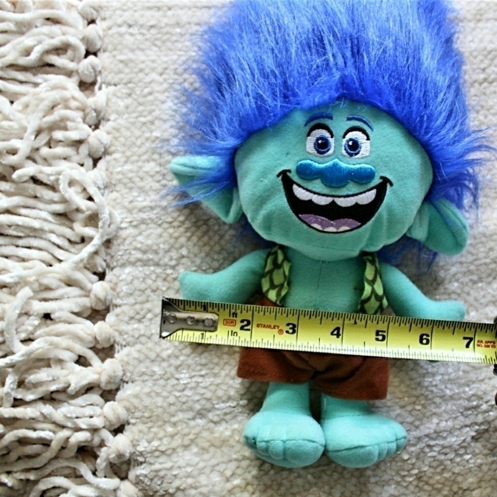 Trolls DreamWorks Branch Blue Plush Stuffed Doll - Picture 4 of 7